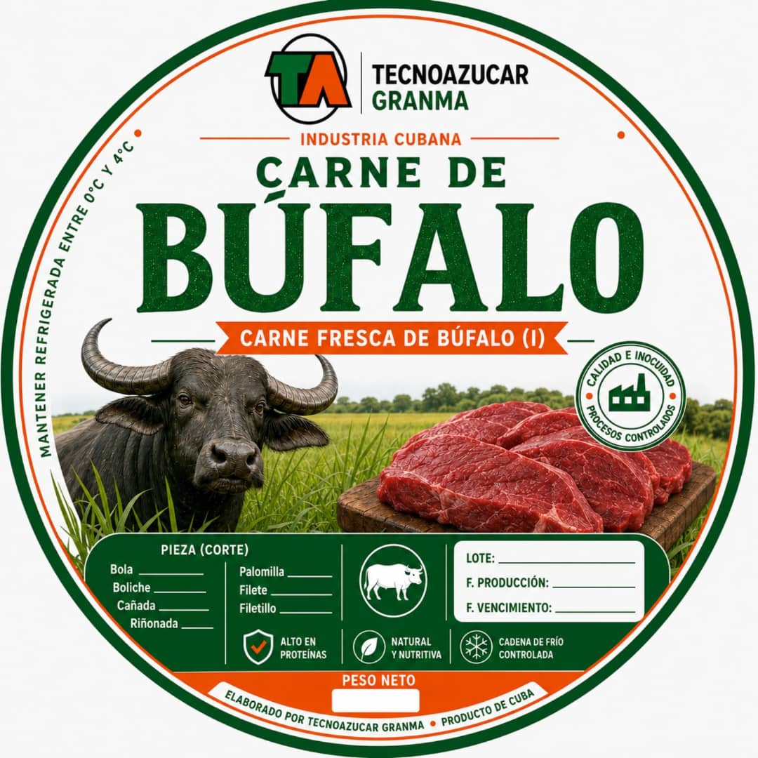 Carne Fresca de Búfalo (Primera) paquete 1,8 - 2 Kg